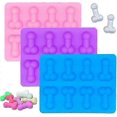 thumbnail image 1 of Ice Cube Mold, 3 Pieces Funny Silicone Ice Cube Trays, Silicone Ice Cubes, Mini Ice Cubes, Novelty Shape Mold Suitable for Birthday Party Whiskey Dec, 1 of 5