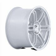 18x9.5 Rotiform RC209 RPS Matte Silver W/ Diamond Cut Lip Wheel 5x4.5 (25mm)