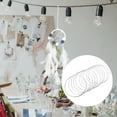 10 Pcs Simple Dreamcatcher Round Metal Ring Plating Ring Handmade
