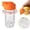 Orange, variant on Manual Citrus Juicer with Silicone Structure, Multi-Purpose Hand Press Lemon and Orange Squeezer for Household and Light Commercial Use-Orange