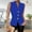 Blue, variant on Aueoeo Women Business Vests Three Button V Neck Fashion Casual Work Office Waistcoat Fashion Work Vests