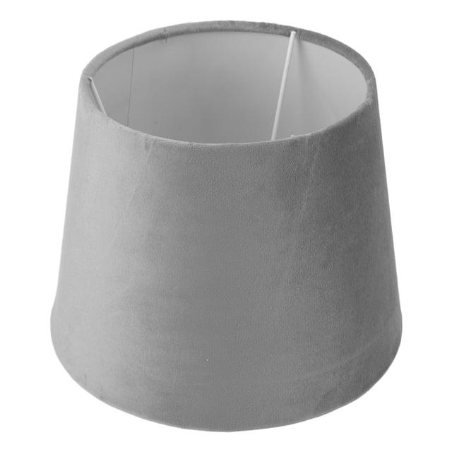 Pantalla Cónica De Tela Terciopelo Para Lámparas De Mesa Y Pie Con Casquillo E14, E27 De Doble Uso, Fabricada Artesanalmente, Suave Al Tacto, Fácil Instalación