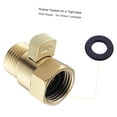 thumbnail image 7 of Fuliko Brushed Water Control , 1/2" with Shut Off , Angle Shut Off for Handheld Shower, Water Pressure Regulator for Shower, 7 of 7
