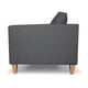 thumbnail image 3 of Sillón Rosen Sofamatch Tela Quantum Patas Natural gris oscuro, 3 of 8