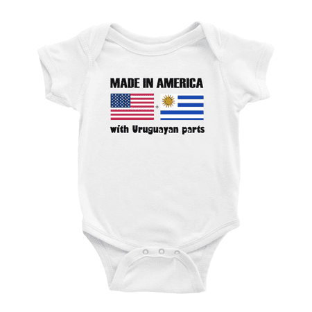 

Made In America With Uruguayan Parts Cute Baby Clothing Bodysuits For Boy Girl
