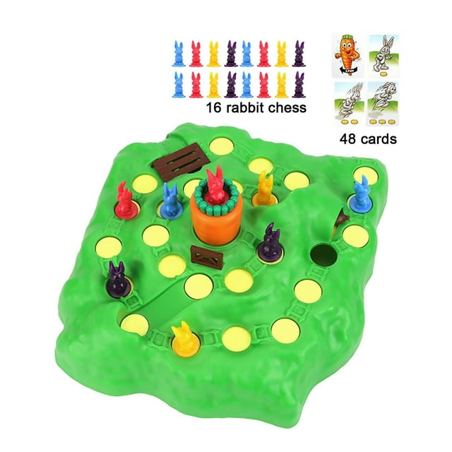 Juego de mesa Toy Rabbit Cross-Country Game Chess para niños