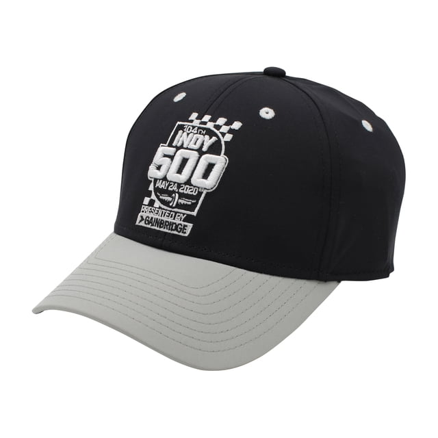 Gorra de béisbol INDY 500 para hombre, negro, S/M