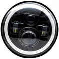 thumbnail image 1 of Faros Delanteros Led H4 Halo De Ángel P/wrangler Jeep Vocho Negro, 1 of 5