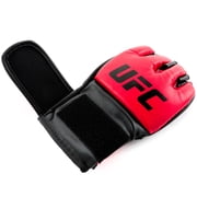 UFC Ground Game MMA Gloves - S/M, Red - Grappling and Striking MMA Training Gear for Beginner to Intermediate Fighters