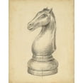 thumbnail image 2 of Harper, Ethan 12x14 Black Ornate Wood Framed with Double Matting Museum Art Print Titled - Antique Chess IV, 2 of 4