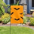 thumbnail image 5 of Halloween Bats on Orange Background Double Sided Garden Flag Decorative Weather Resistant Yard Flag, Large DIY Vertical Flag for Farmhouse Patio Lawn, 28x40 Inch, 5 of 6