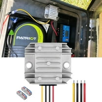 Nilight 24V to 12V Voltage Converter 120W 10A Voltage Regulator Step Down to 12VDC Waterproof DC to DC Converter Reducer Power Supply Transformer Module for Golf Cart Scooters Trucks