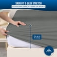 thumbnail image 3 of Protector de colchón Utopia Bedding impermeable, tamaño doble, 3 of 8