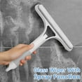 thumbnail image 3 of 3Pcs Shower Squeegees 3-in-1 Multifunctional Window Cleaning Tools Window Washing Brush with Water Spray Function for Car Windshield Mirror Bathroom, 3 of 8