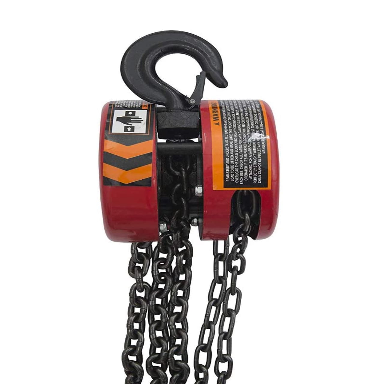 Torin BIG RED 1 Ton Hand Lift Steel Chain Block Hoist,DMTR9010
