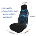 thumbnail image 4 of Pofeuu Cool Blue Light Wolf Print Automotive Car Seat Covers Flat Cloth Full Set Seat Covers,Car Seat Covers front seats for Cars Trucks and SUVs(Two packs), 4 of 7