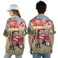 thumbnail image 5 of Be My Valentine's Great Dane Truck Full of Love Flower Balloon All Over Print 3D Baseball Shirt Danes Dog Lover Gifts Softball Sport - 02029, 5 of 6