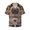 Pug Dog Yoga, variant on offers the Red Black Houndstooth for Men's Casual Short-sleeved Shirt, a button-up collared shirt with a pocket, perfect for beach vacations and yacht travel in the 4X-Large size.