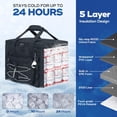 thumbnail image 2 of Maelstrom Soft Sided Cooler Bag, 30/40 Can Collapsible Insulated Ice Chest, Large Leakproof Camping & Travel Cooler for Kayaking & Beach, 2 of 9