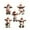 F, variant on Clearance Christmas Decoration! Christmas Decorations Christmas Cow Acrylic Pendant Cow Car Interior Mirror Pendant Car Accessories Christmas Crafts