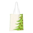 thumbnail image 2 of YFYANG Reusable Cotton Canvas Tote Shopping Bag, Green Christmas Tree Decoration Washable Portable Grocery Bag for Daily Travel, 2 of 8