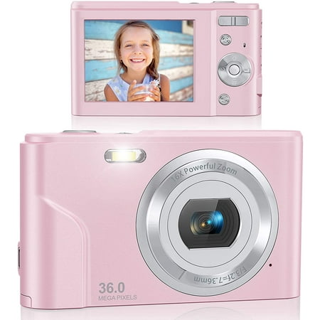 Digital Camera, Lecran FHD 1080P 36.0 Mega Pixels Vlogging Camera