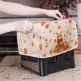 thumbnail image 3 of ZUXONGSY Thanksgiving Pumpkin Cat Toast Cover 2 Slice Kitchen Appliance Covers Wide Slot Quilted Toaster Appliance Dust-Proof Cover Fingerprint Protector Bread Machine Cover Fall Harvest, 3 of 7