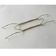 thumbnail image 3 of 2pcs Perchas de licencia de alambre de metal invisible Soporte de exhibición de con licencia de punta Colgador de alambre flexible con exhibición, 3 of 4