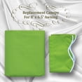 thumbnail image 7 of Sunrise Outdoor 8' x 6.4' Replacement Canopy for Manual Yard Retractable Patio Deck Awning Sunshade （Cover Only, Frame is not Included）-Apple Green, 7 of 7
