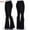 Black, variant on HOT SALE!!Jeans for Women 2025 TrendyBootcut Jeans Women's Mid-Waist Butt-Lifting Stretch Skinny Denim Pants Pocket Solid Lace Up Flared Trousers Bell Bottom Jeans Light Blue 4Xl
