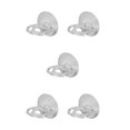 thumbnail image 1 of bedienty Toothbrush Holder Removable Wall-mounted Waterproof Self-adhesive Toothpaste Shaver Rack Indoor Storage Bracket Transparent 5Set, 1 of 6