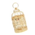 thumbnail image 2 of Decorative Iron Candlestick Ornament Hollow Birdcage Style European Electroplating 1Pcs, 2 of 3