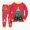 H157-Red, variant on TOWED22 Toddler Christmas Pajamas Boys Girls Baby Xmas Funny Graphic Print Holiday Pjs Sets Kids Snug fit 2pcs Long-Sleeve Sleepwear,2-3 Y
