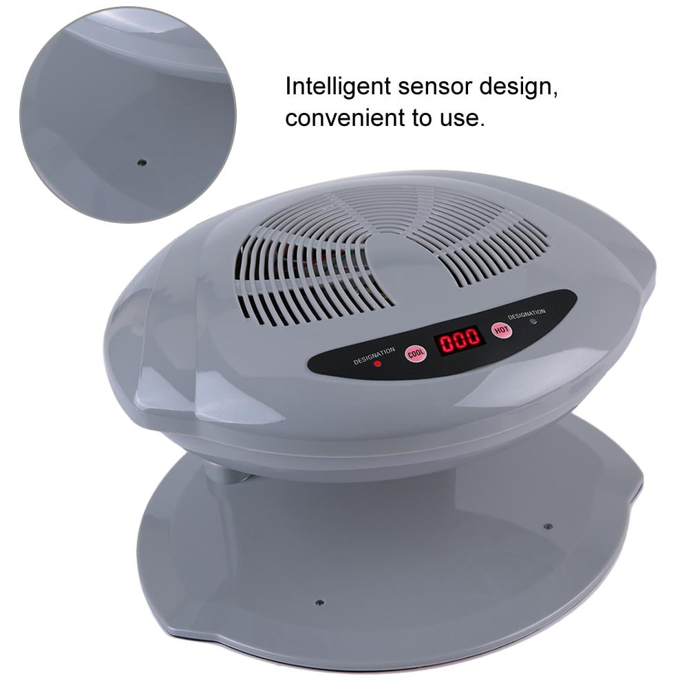 Tebru Hot & Cold Air Nail Dryer Warm-Cool Nail Polis Drying Fan Manicure Tool, Manicure Fan, Nail Fan