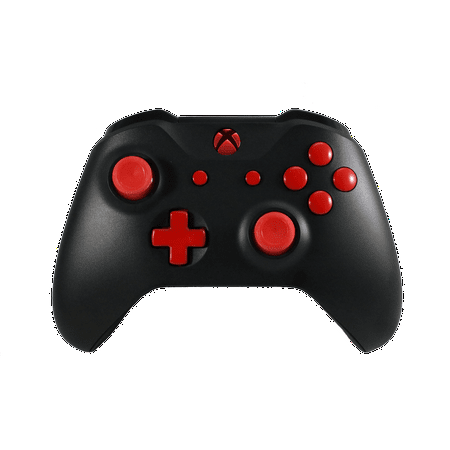 Xbox One Modded Rapid Fire Controller - Red LED's,  Custom Red Buttons, Drop Shot, Jump Shot, Quick Scope Compatible Call of Duty & All
