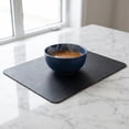 thumbnail image 5 of Unique Bargains 6 Pack Faux Leather Placemats for Kitchen Dining Table Decor Black 17"x12", 5 of 7