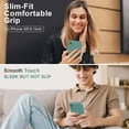 thumbnail image 2 of TEMOGU-Compatible with iPhone XR Case, Upgraded Liquid Silicone with [Flat Edges] [Camera Protection] [Soft Anti-Scratch Microfiber Lining] Phone Case for iPhone 10 XR 6.1 inch - Pine Green, 2 of 4