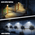 thumbnail image 2 of Luces solares de pared para exteriores, luces LED para valla, luces solares impermeables para escaleras, luces para Patio, jardín, camino de garaje, 2 of 7