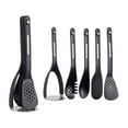 thumbnail image 1 of KitchenCraft MasterClass Smart Space Nesting Magnetic Kitchen Utensil Set, Silicone, Black, 9 x 9 x 30 cm, Pack of 5, 1 of 10