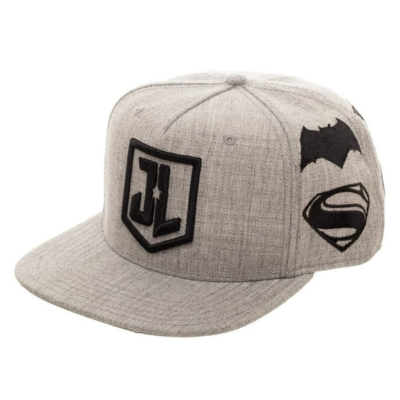 Justice League Embroidered Acrylic Wool Adult Unisex Snapback