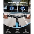 thumbnail image 2 of Actbest Racer Electric Bike for Adults, 26" Tires, 21-Speed Mountain Lightweight Ebike with 350W Brushless Motor,48V 375Wh Removable Battery,Up to 40 Miles Range, 2 of 6