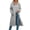 Grey, variant on Luwomo Leisure Jackets for Womens Loose Fit Long Sleeve Hooded Zippered Long Cardigan Sweatershirt Coat Blouses Black,L