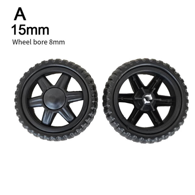 BTOER 2 Pcs Roue de Brouette à Roulette en Caoutchouc Roue de Remplacement pour Chariot Diable Tondeuse Chariot Pneu de Remplacement Roue de Bagage