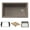 Truffle, variant on Blanco 443314 Inteos 33" Undermount Single Basin Granite Composite Kitchen Sink - Truffle