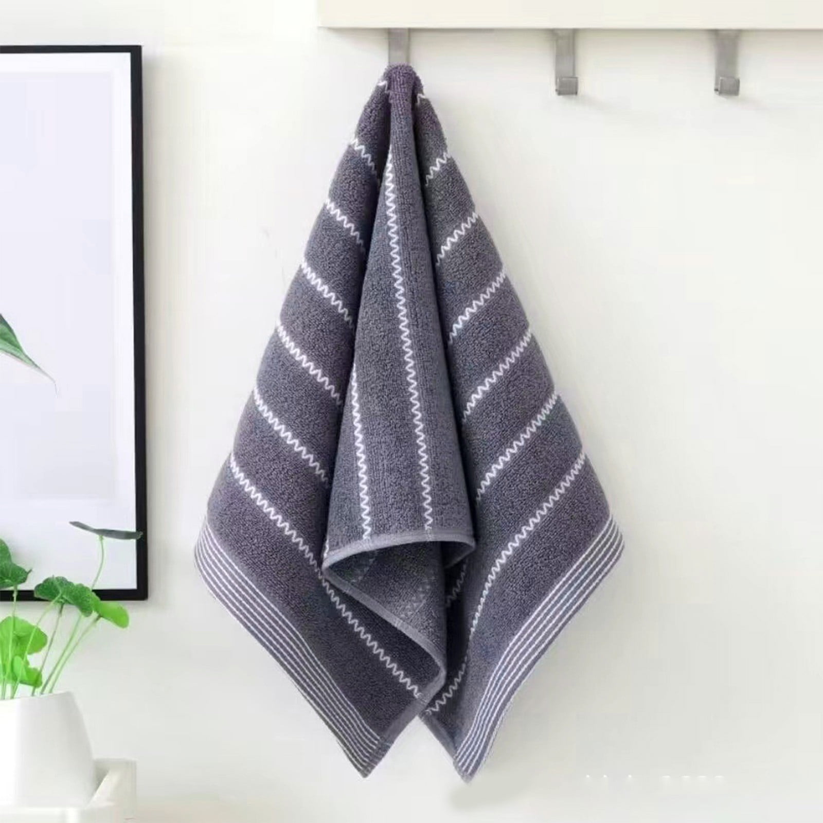 Clearance! Dmlowu Bath Towel Set 12pc Luxury Soft Bath Towels Super Absorbent Quicker Dry Cotton Hand Towels 13x27" Comfortable Bathroom Towels for School Hotel Home Gym Travel Camp Pool