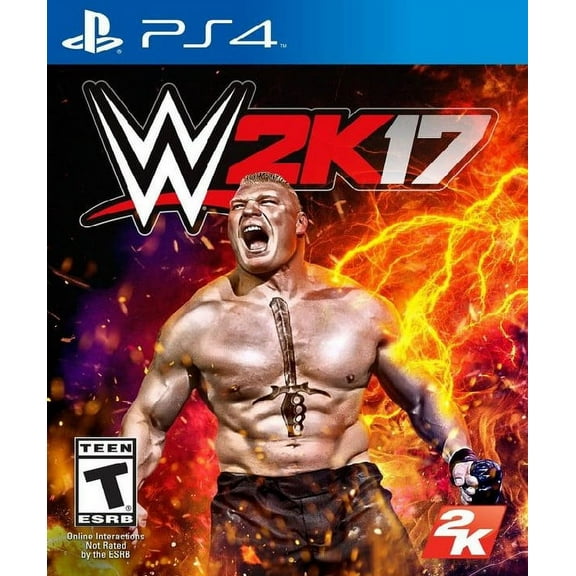 Restored WWE 2K17 (Sony PlayStation 4, 2016) Wrestling Game (Refurbished)