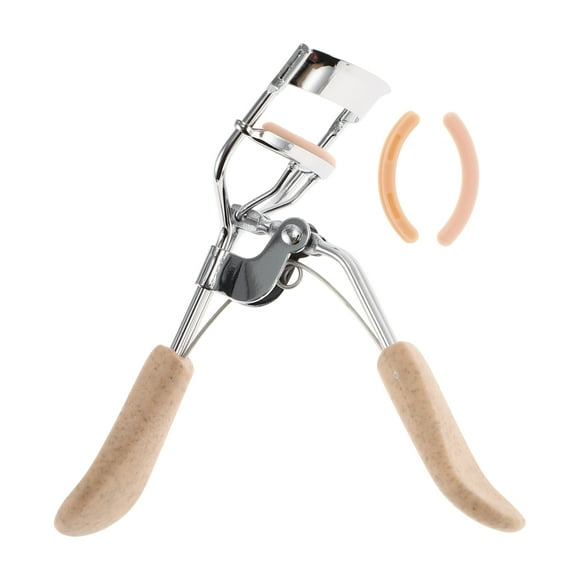 Rizador de pestañas duradero para mujeres Unique Bargains 1 Pcs para negocios de salón de belleza y viajes, acero al carbono PS naranja