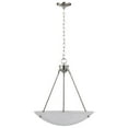 thumbnail image 3 of Nuvo 60-370 - 3 Light - 23" - Pendant - Alabaster Glass Bowl, 3 of 7