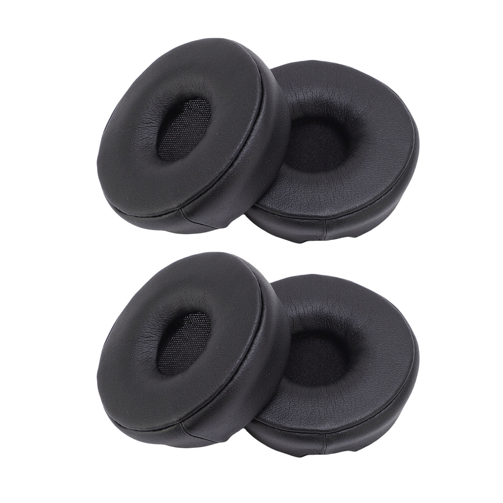 2 Pairs Replacement Ear Pads for Jabra Engage 55 65 75 Headset, Protein Leather Memory Foam Cushion