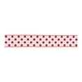 thumbnail image 3 of Melrose 91417DS 2.5 in. x 10 Yard Wired Polyester Ribbon, Red & White - Set of 2, 3 of 3